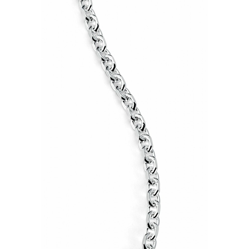 Necklaces | 925 Sterling Silver Italian 3MM Diamond-Cut Anchor Chain Necklace