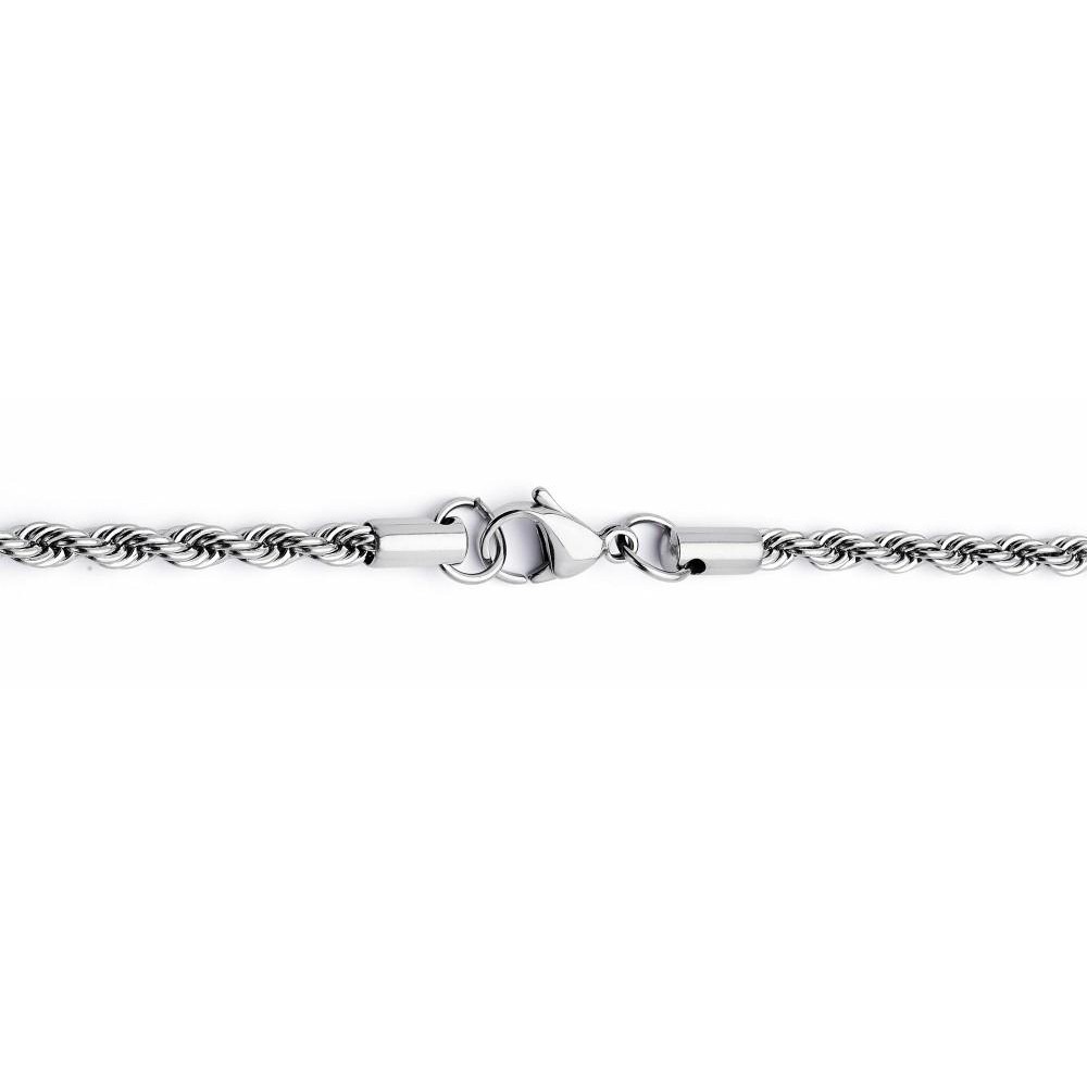 Necklaces | Stainless Steel Men's Rope Chain Necklace 4MM 24